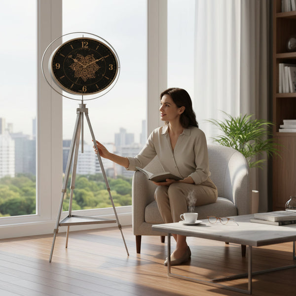 Urban Gear Industrial Tripod Clock