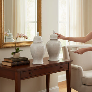 Classic White Modern Ceramic Urns