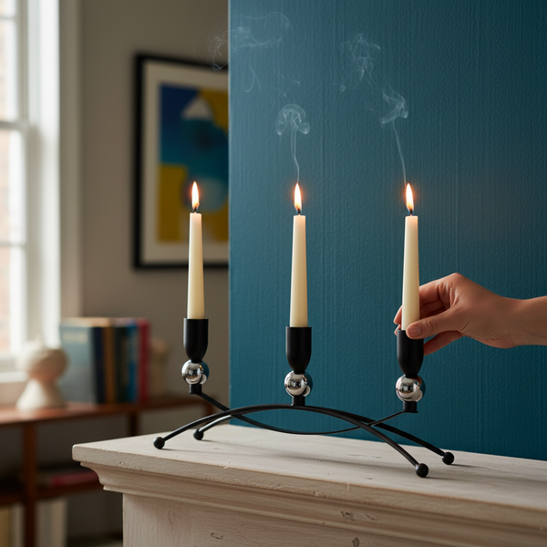 Radiant Crystal Luxe Candle Stand