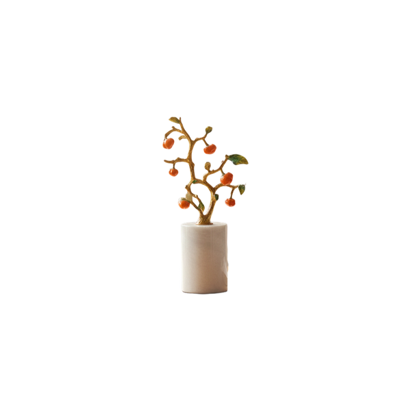 Lumen Brass & Marble Table Sculpture