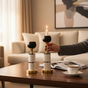 Château Glow Imported Candle Holders (Pair)