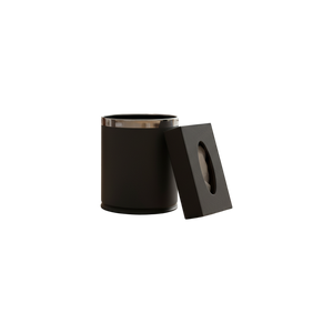 Handcrafted Premium Leather Dustbin Tissue Box Set