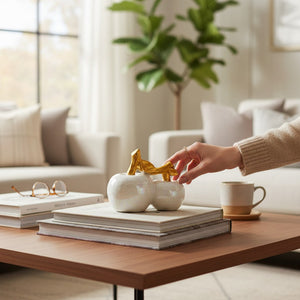 Eden’s Jewel Ceramic Apple Decor