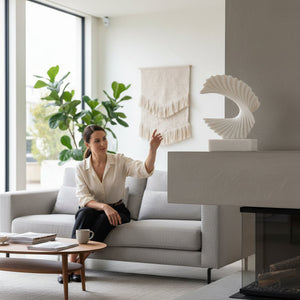 Modern Abstract Swirl Ornament