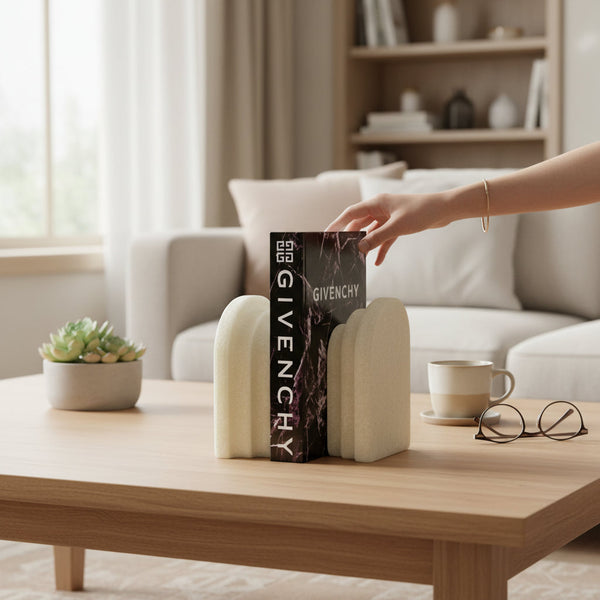 Sophisticated Luxury Fibre Bookends (Pair)