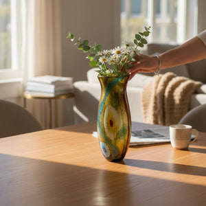 Aurora Luxe Transparent Flower Vase