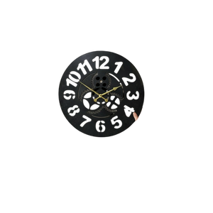 Royal Bronze Black Wall Timepiece