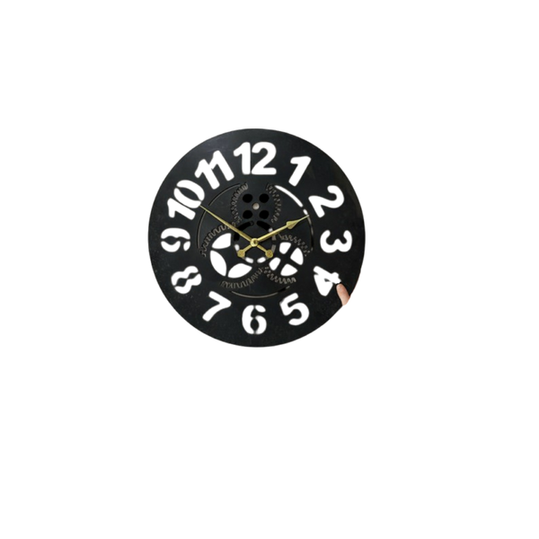 Royal Bronze Black Wall Timepiece