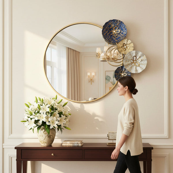 Modern Stainless Steel Wall Mirror