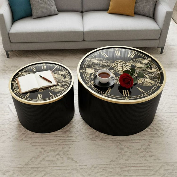 Vintage Steampunk Nesting Mechanical Table Set