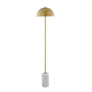 Onyx Halo Metallic Dome Floor Lamp