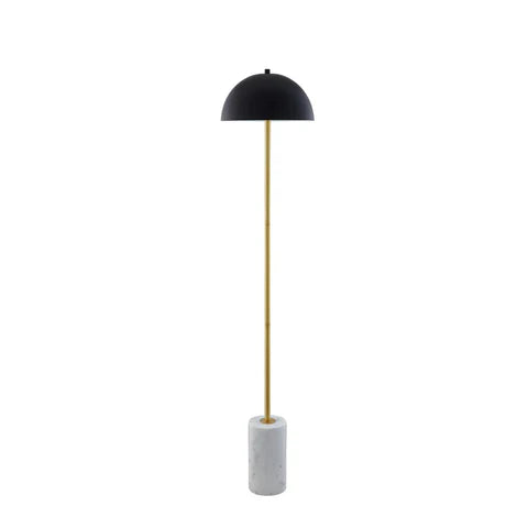 Onyx Halo Metallic Dome Floor Lamp