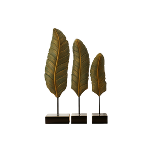 Modern Botanical Fiber Sculpture Set