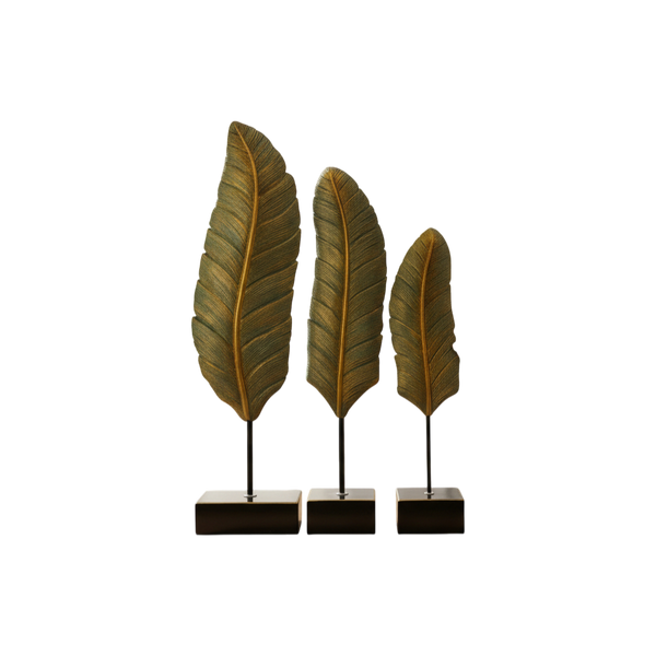 Modern Botanical Fiber Sculpture Set