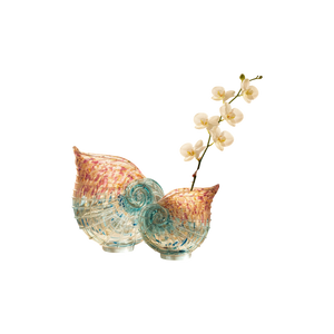 Contemporary Hand-Finished Glass Shell Sculpture