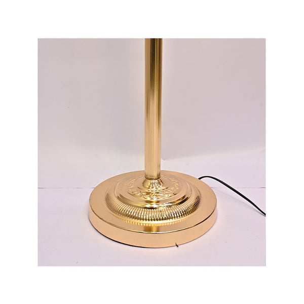 Obsidian – Matte Rose-Gold Floor Lamp